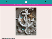 Tablet Screenshot of lovingcoastalliving.com